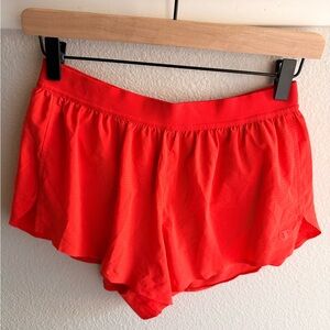 Champion Red/Coral Running/Athletic Shorts - Size S